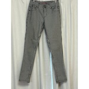 Sabrina Lauren Ankle Pants in Black and White Check